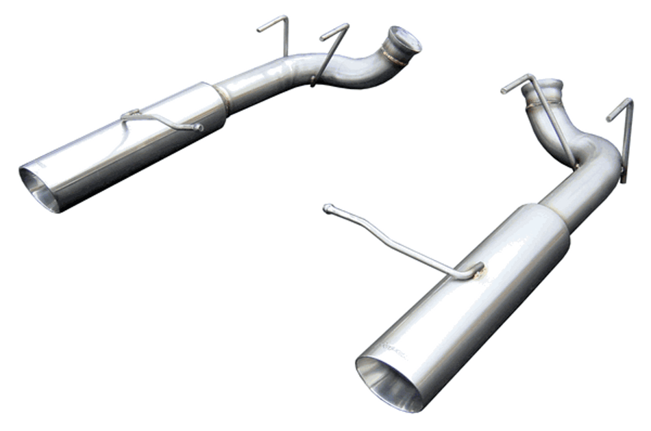 Pypes Axle Back Pype Bomb Exhaust System Stainless (2011 - 2014 Mustang V6) SFM79MS