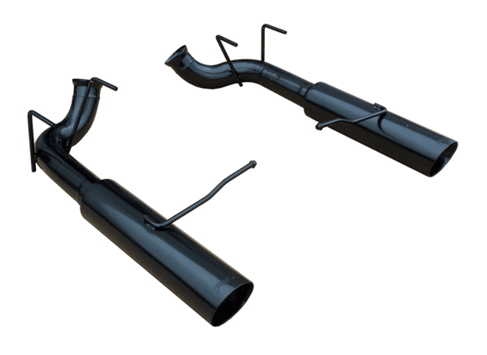 Pypes Axle Back Pype Bomb Exhaust System Black (2011 - 2014 Mustang V6) SFM79MSB