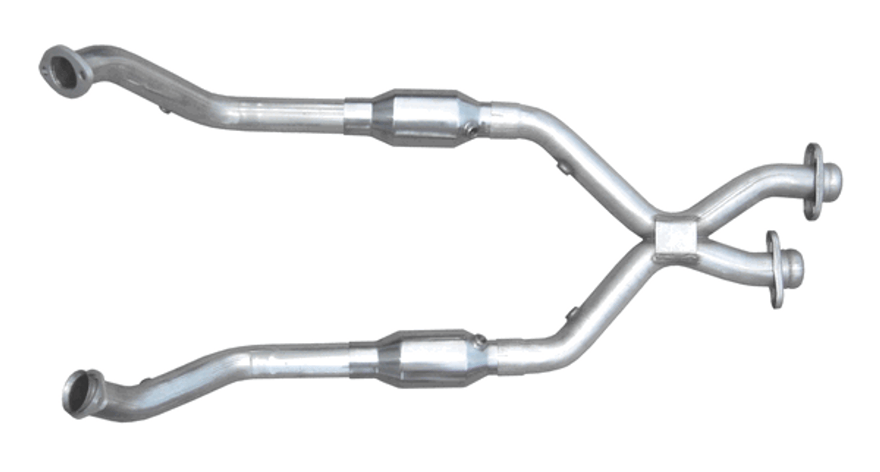 Pypes X-Pipe Exhaust Kit w/ High Flow Ceramic Catalytic Converters (1996 - 1998 Mustang GT) XFM33