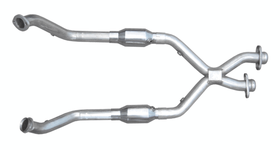 Pypes X-Pipe Exhaust Kit w/ High Flow Ceramic Catalytic Converters (1996 - 1998 Mustang GT) XFM33
