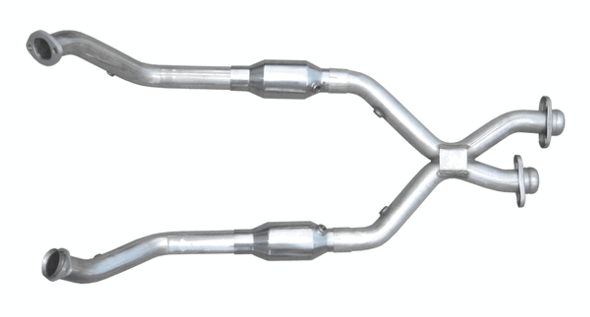 Pypes X-Pipe Exhaust Kit w/ Catalytic Converters EPA Compliant (1996 - 1998 Mustang GT) XFM33E
