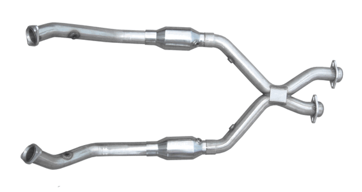 Pypes X-Pipe Exhaust Kit w/ Catalytic Converters EPA Compliant (1998 -2004 Mustang V6) XFM39E