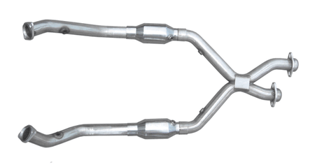 Pypes 2.5" X-Pipe Exhaust Kit w/ High Flow Ceramic Catalytic Converters (1998 - 2004 Mustang V6) XFM39
