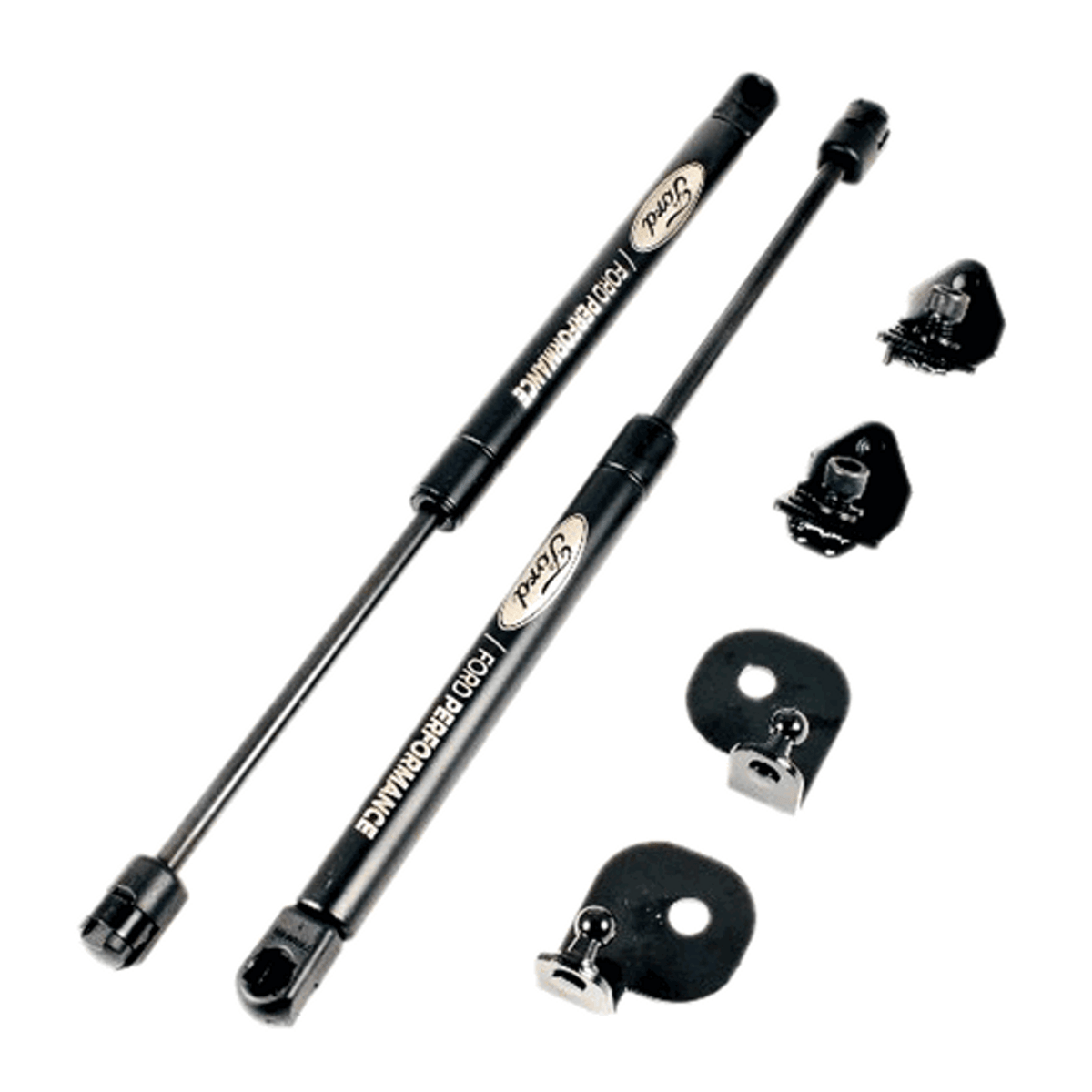Ford Racing Hood Lift Kit w/Logo (2015-2023 Ford Mustang) M-16826-MA