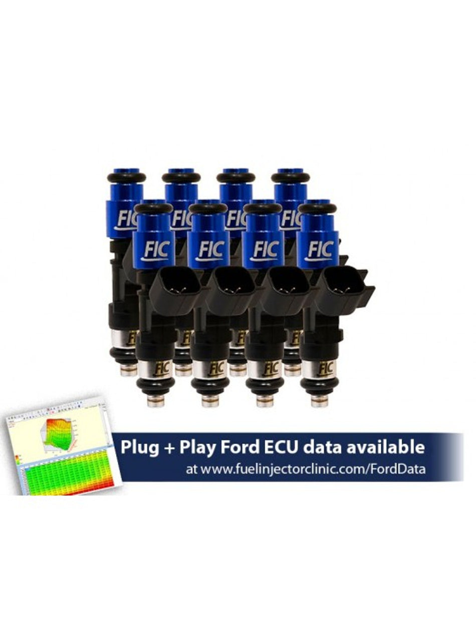 FIC 1000cc Injector Set High Z (2005-2026 Mustang GT / GT350 / Boss 302 / 99-04 Cobra / 2011-2026 F-150 5.0L) IS403-1000H