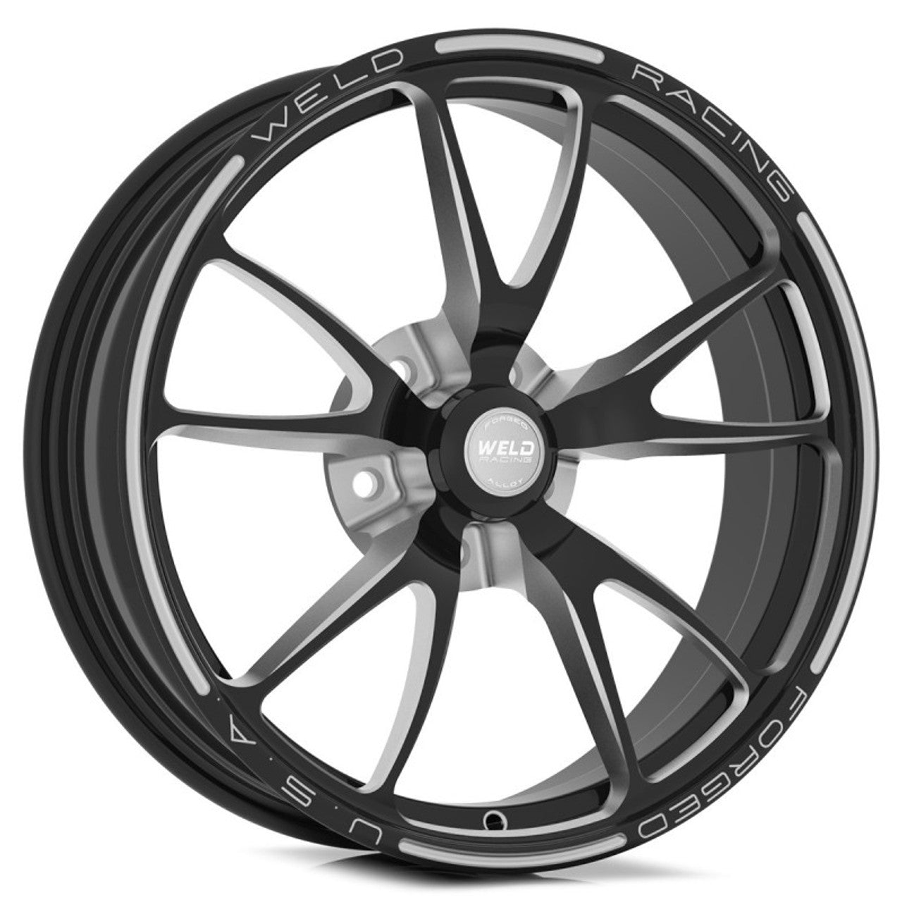 Weld 18x6 Full Throttle 1-Pc Frontrunner 5x4.5 BP 3.2 BS Black (05-23 Mustang / 2024 Mustang) 82B1806206