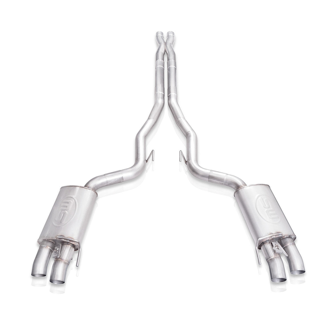 Stainless Works Redline Catback Exhaust & X-Pipe Performance Connect (2015 - 2020 Shelby GT350) GT350CBXPCR