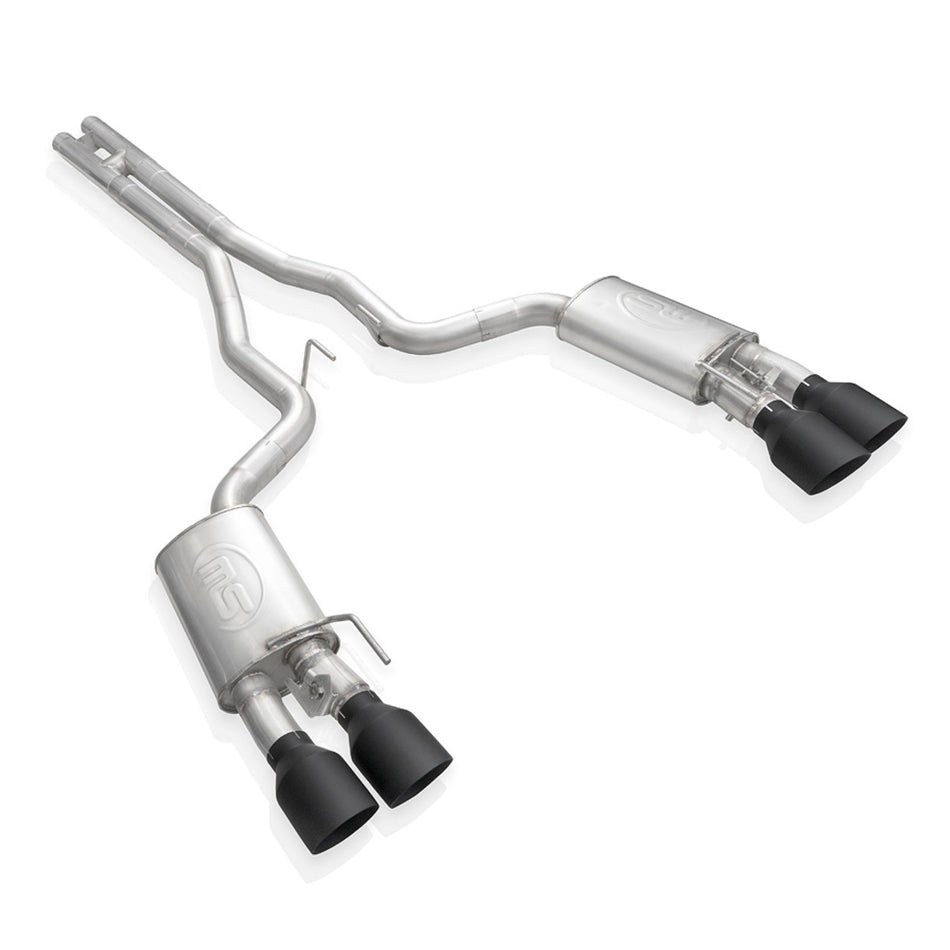 Stainless Works Legend Catback Exhaust & H-Pipe Factory Connect w/ Matte Black Tips (2020 - 2022 Shelby GT500) GT500CBHFCLB