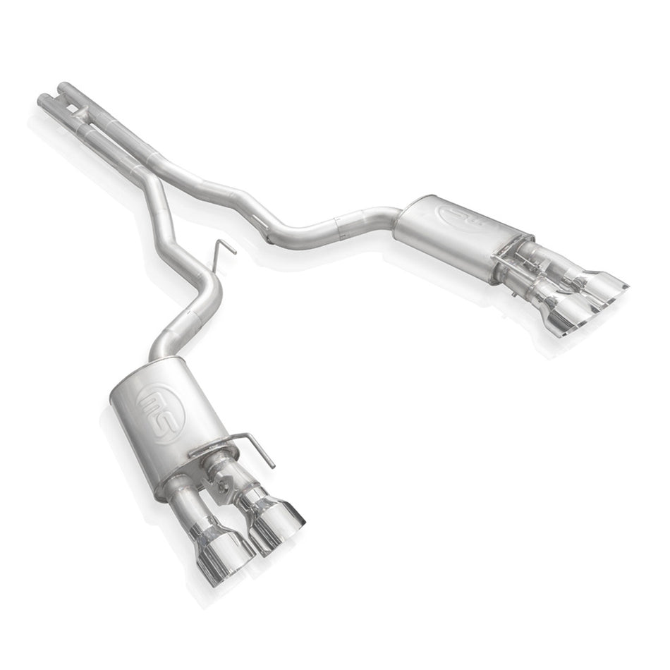 Stainless Works Redline Catback Exhaust & H-Pipe Factory Connect w/ Polished Tips (2020 - 2022 Shelby GT500) GT500CBHFCR