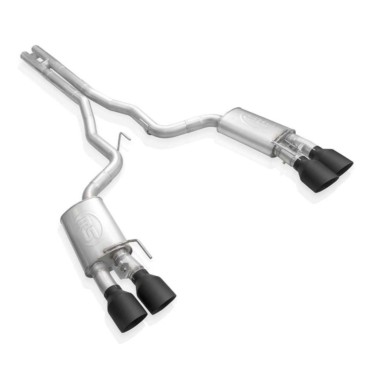 Stainless Works Redline Catback Exhaust & H-Pipe Factory Connect w/ Matte Black Tips (2020 - 2022 Shelby GT500) GT500CBHFCRB