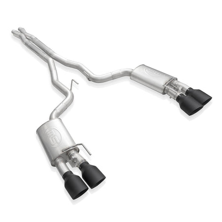 Stainless Works Redline Catback Exhaust & X-Pipe Factory Connect w/ Matte Black Tips (2020 - 2022 Shelby GT500) GT500CBXFCRB