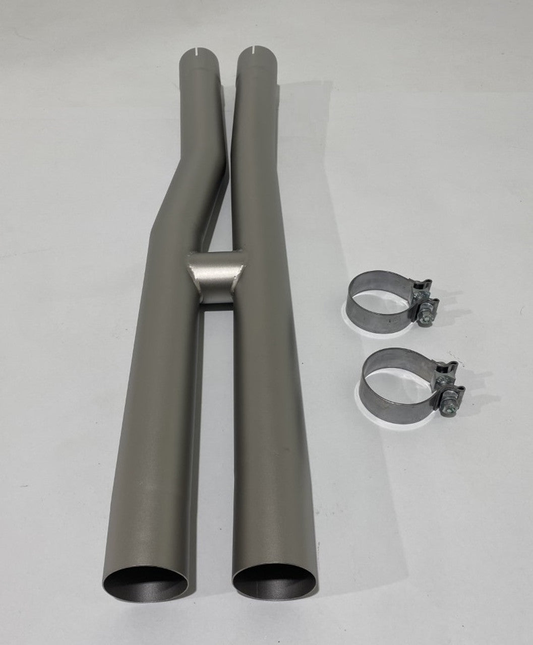LTH H Style Resonator Delete Titan Finish (2020-2023 Mustang Shelby GT500) FDRD00005T