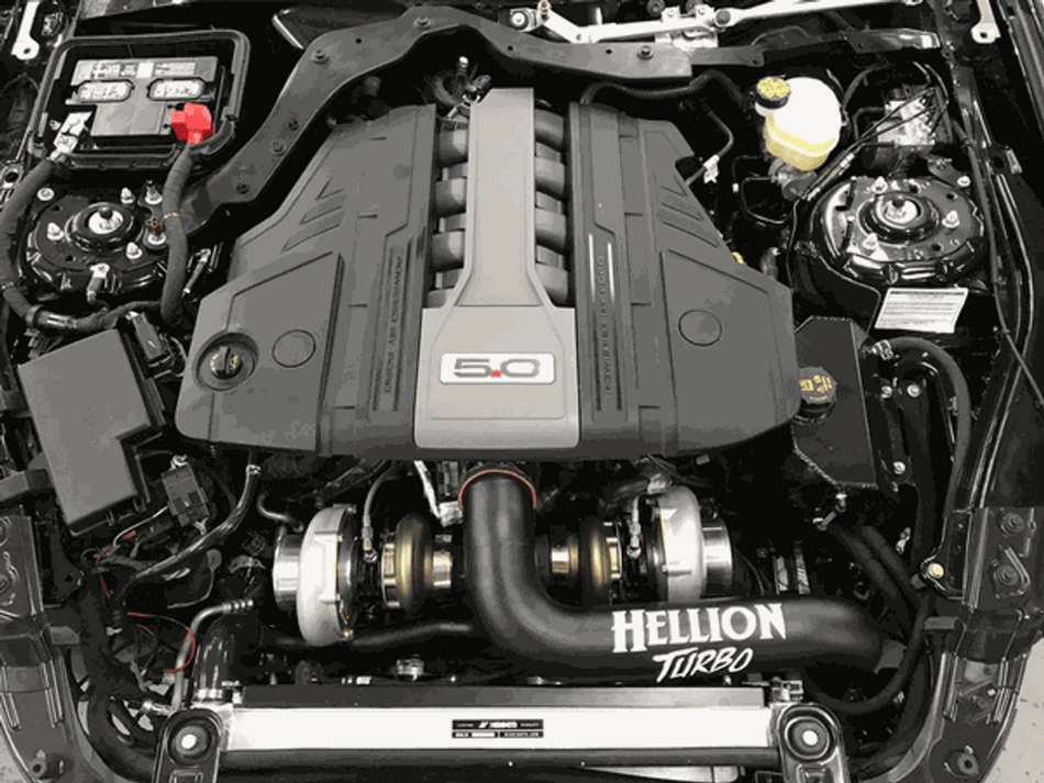 Hellion Twin Turbo Top Mount System (2018-2023 Mustang GT) HT-18GT-TT