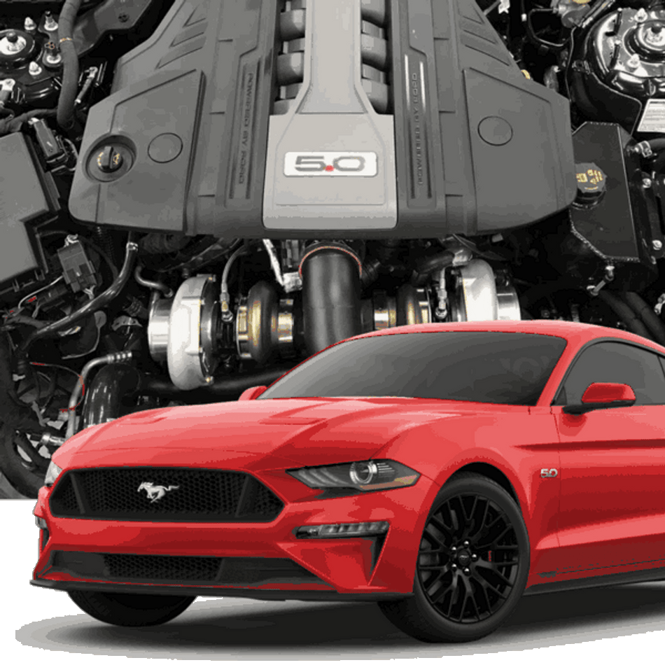 Hellion Twin Turbo Top Mount System (2018-2023 Mustang GT) HT-18GT-TT