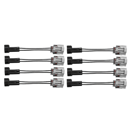 Injector Dynamics Injector Adapters DENSO-USCAR Qty 8 (1999 - 2014 Mustang/GT500) 90.7