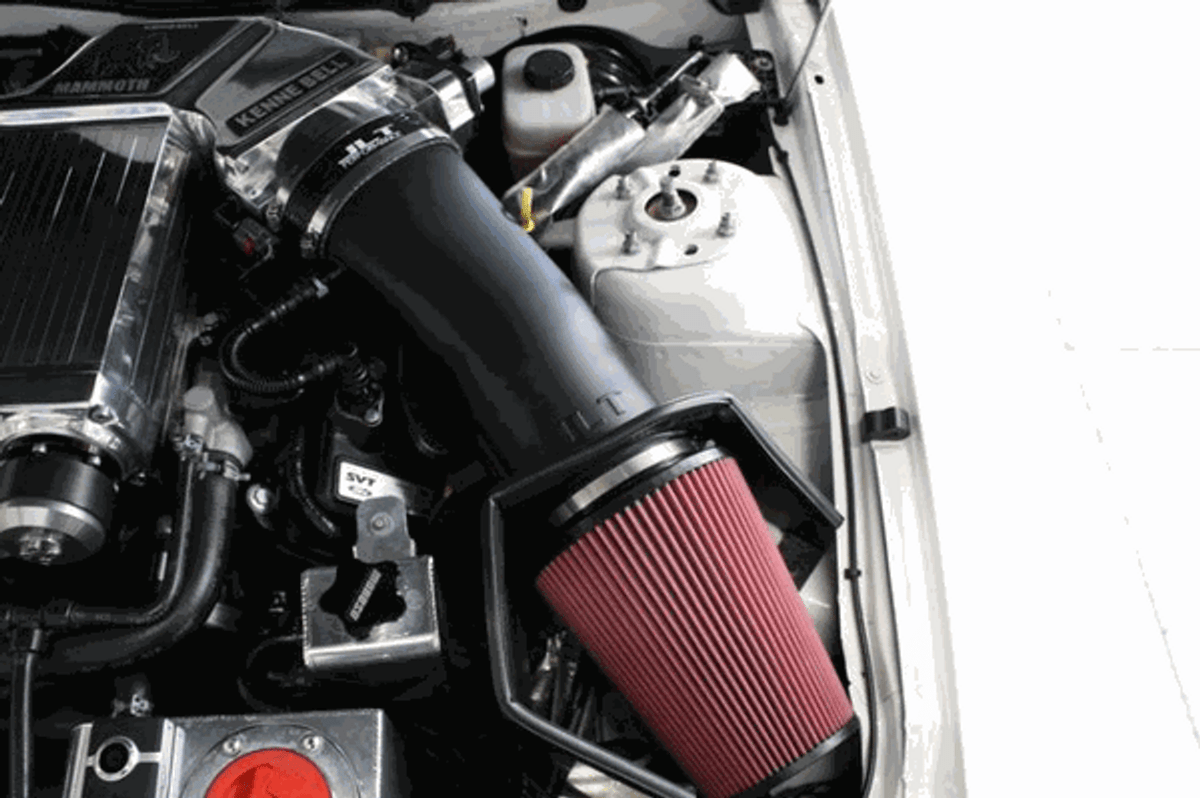 JLT Super Big Air Intake Black Textured (07-09 Mustang GT500) CAISP-GT500-07