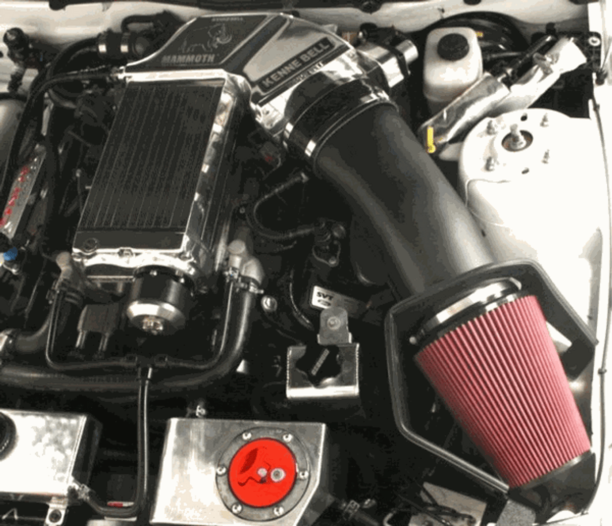 JLT Super Big Air Intake Black Textured (10-14 Shelby GT500) CAISP-GT500-10