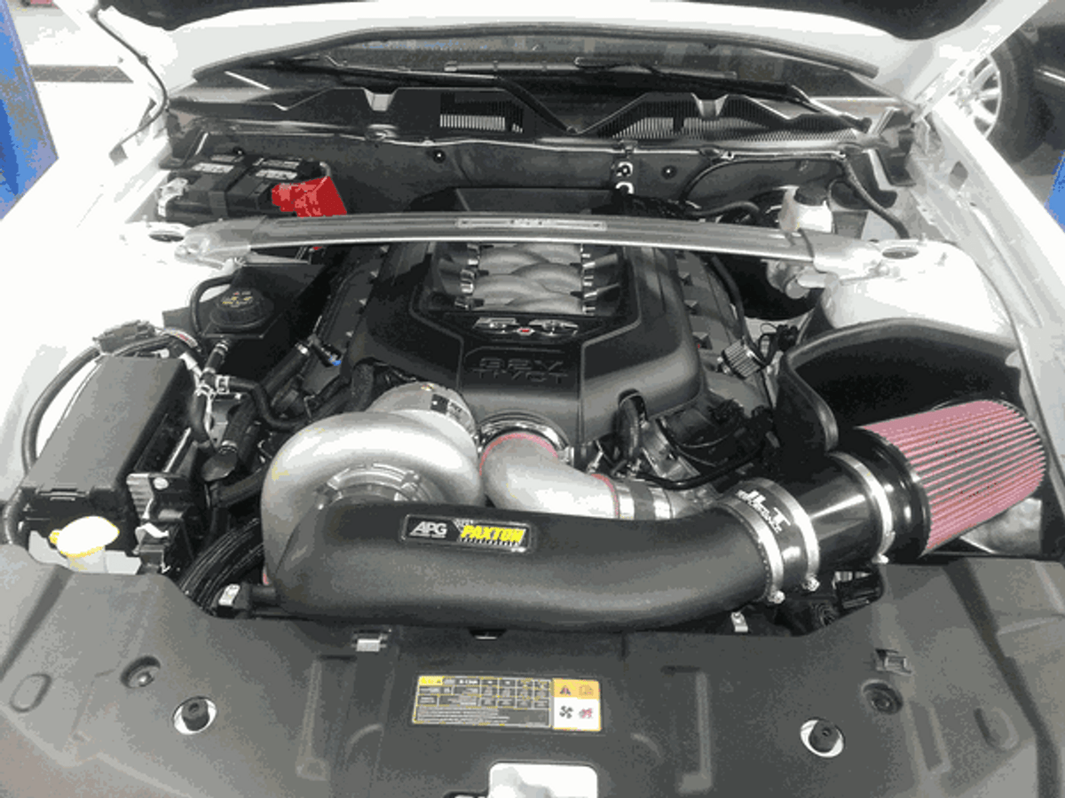 JLT Blow Through Air Box w/ Cotton Cleanable Filter Tune Required (2011 - 2014 Mustang GT with Vortech / Paxton) JLTAB-FMGPV-11