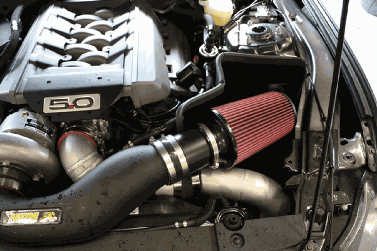 JLT Blow Through Air Box w/ Cotton Cleanable Filter NO Tune Required (2015 - 2020 Mustang GT with Vortech / Paxton) JLTAB-FMGPV-15