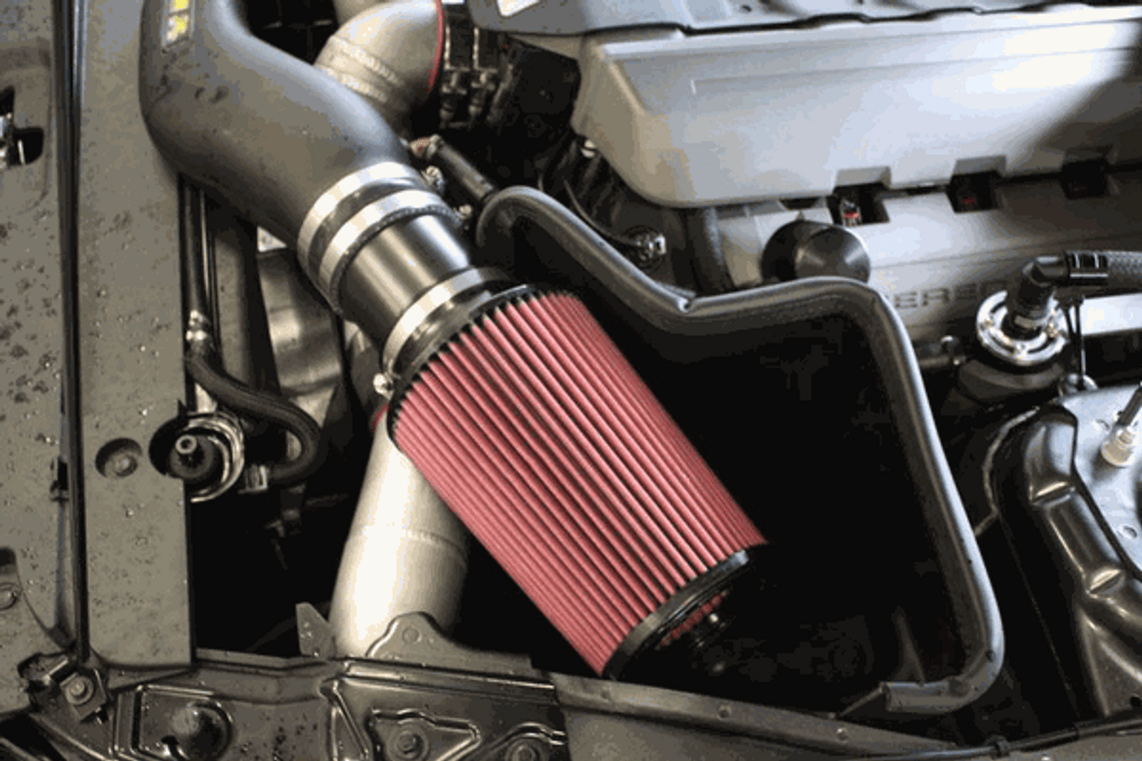 JLT Blow Through Air Box w/ Cotton Cleanable Filter NO Tune Required (2015 - 2020 Mustang GT with Vortech / Paxton) JLTAB-FMGPV-15