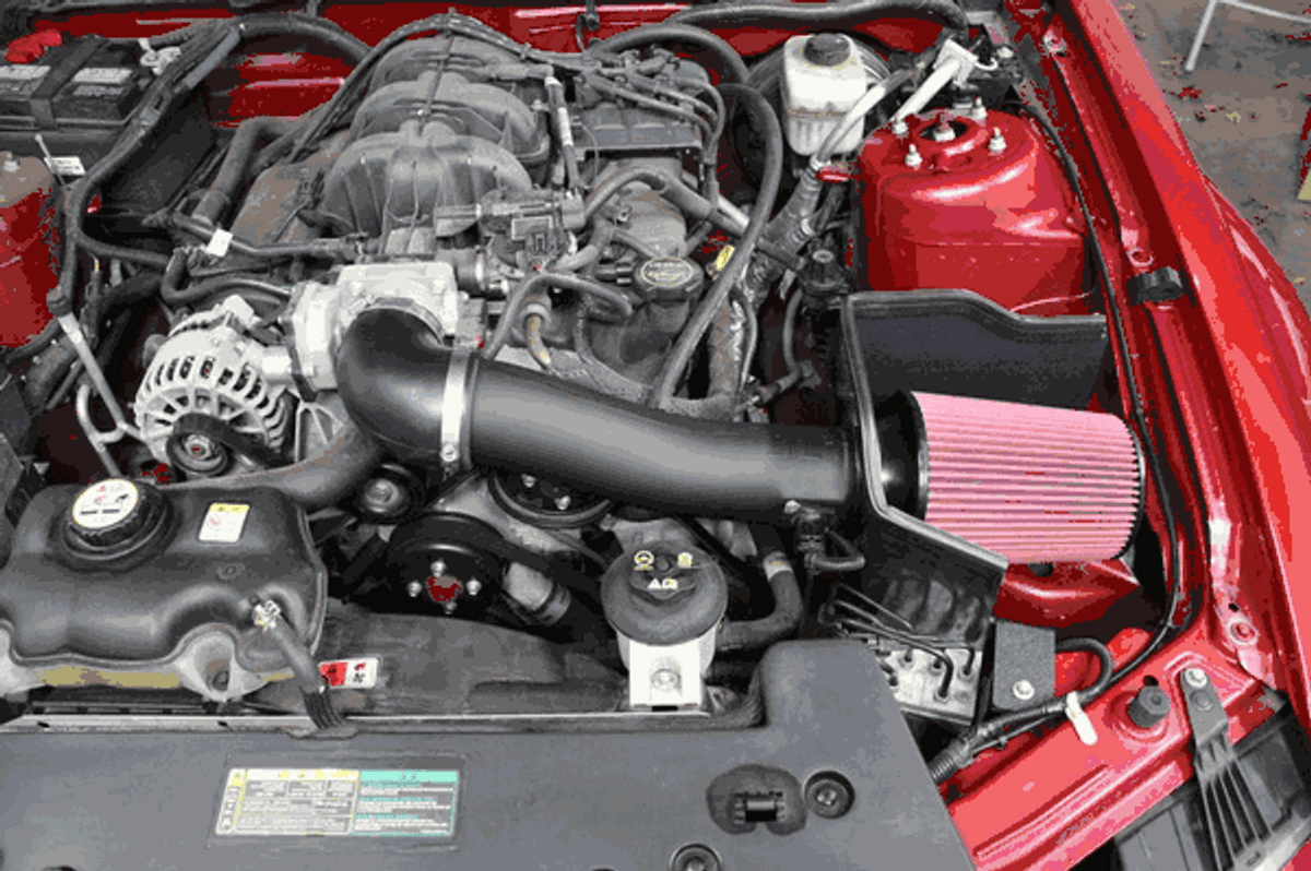 JLT Cold Air Intake Series 2 w/ Cotton Cleanable Filter Tune Required (2010 Mustang V6) CAI2-FMV6-10