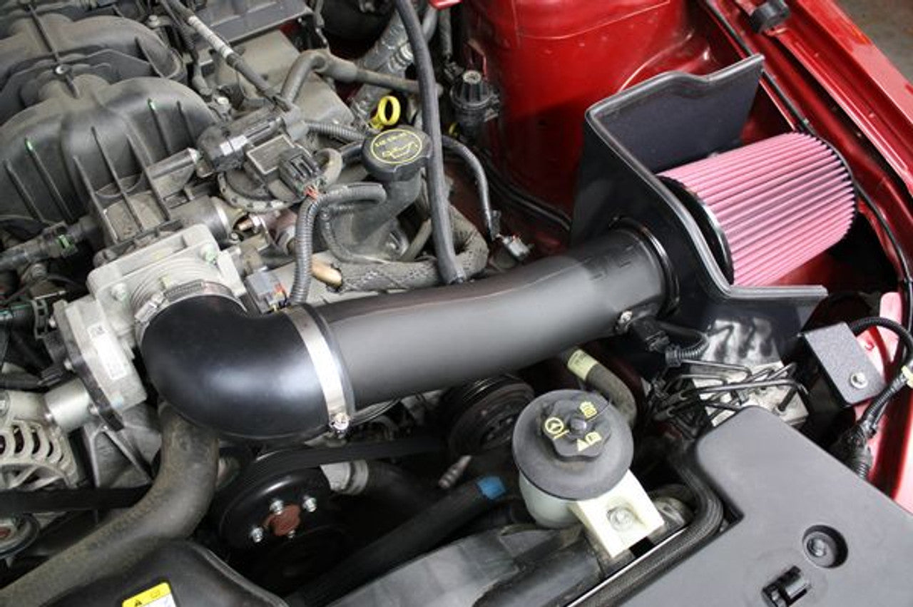 JLT Cold Air Intake Series 2 w/ Cotton Cleanable Filter Tune Required (2005 - 2009 Mustang V6) CAI2-FMV6-0509