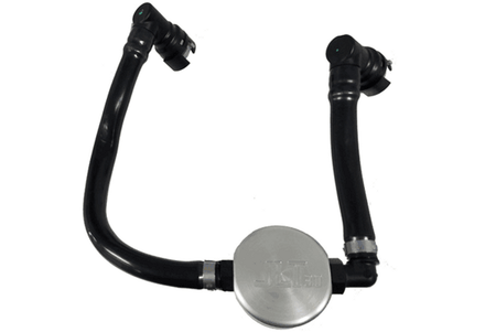 J&L Oil Separator 3.0 Passenger Clear (2018-2023 Mustang GT/Bullitt) 3024P-C