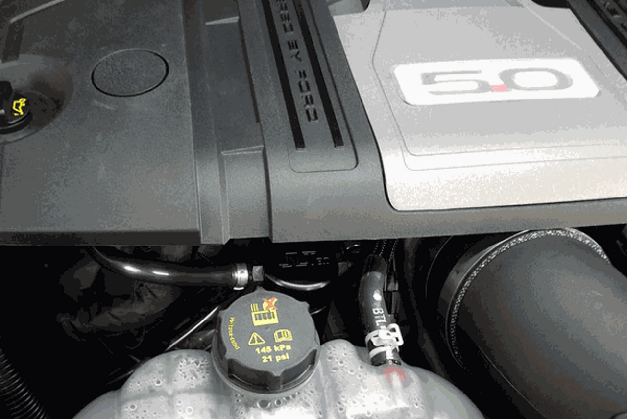 J&L Oil Separator 3.0 Passenger Clear (2018-2023 Mustang GT/Bullitt) 3024P-C