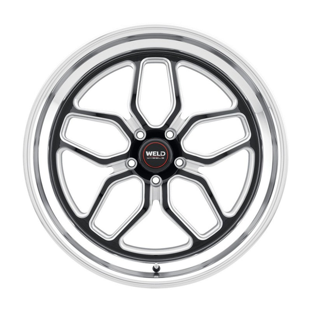 Weld 15x10 Laguna Drag Wheel 5x120.7 ET 50 BS 7.5 Gloss Black Milled Finish (Camaro/Firebird) S152B0063P50