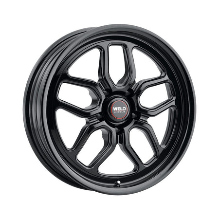 Weld 17x10 Laguna Black Drag Wheel 5x114.3 ET 49 BS 7.42 Gloss Black (2005 - 2025 Mustang GT Premium / GT Base / Ecoboost) (S650 Non-Perf Pack Cars) S15870067P49