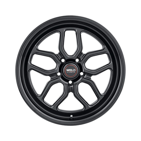 Weld 18x5 Laguna Black Drag Wheel 5x120 ET -26 BS 1.97 Gloss Black (CTS / Camaro) S1588C022N26
