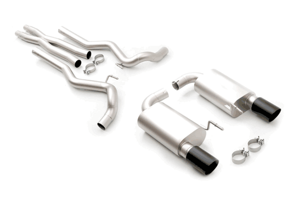LTH 2.75" Full Cat Back Exhaust Black Tips (2015-2017 Mustang GT / 2024 Mustang GT) FDCB00002B