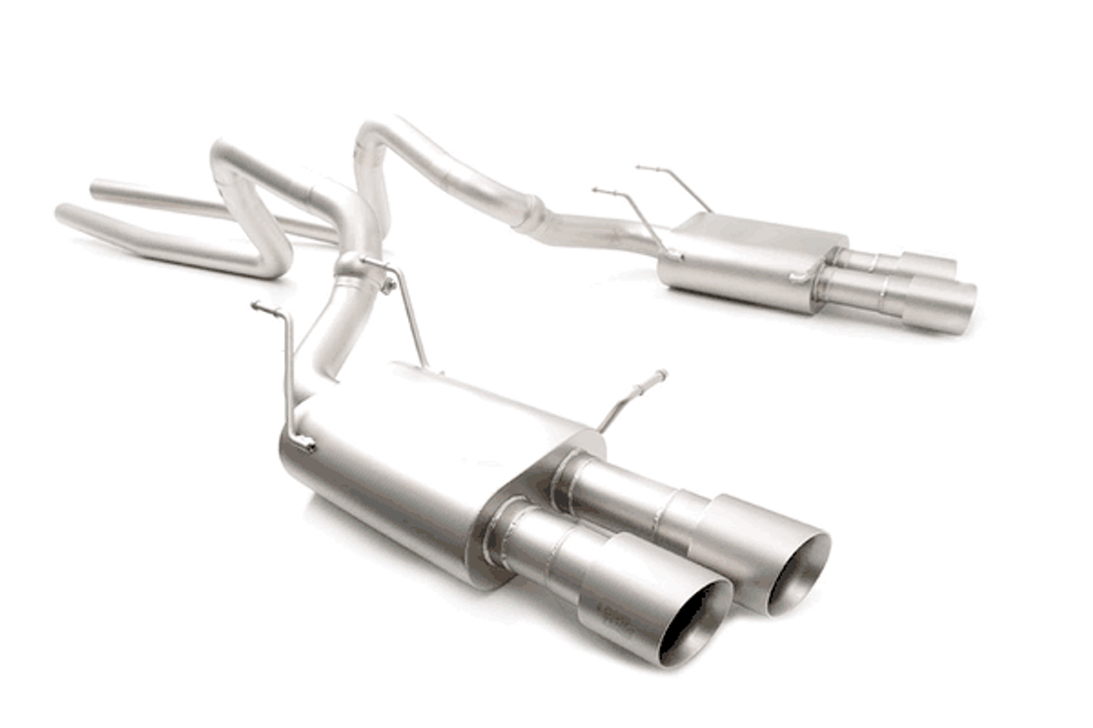 LTH 2.75" Over Axle Pipes Titan Finish (2011-2014 Mustang GT) FDVA00002T