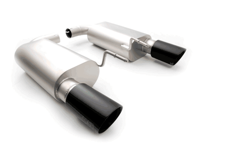 LTH 2.75" Axle Back Exhaust Black Tips (2015-2017 Mustang GT / 2024 Mustang GT) FDAB00004B