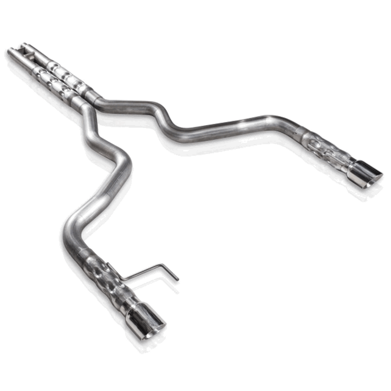 Stainless Works Catback Exhaust Retro Series w/ H-Pipe 2.5" Muffler Core Factory Connect (2015 - 2017 Mustang GT) M15CB