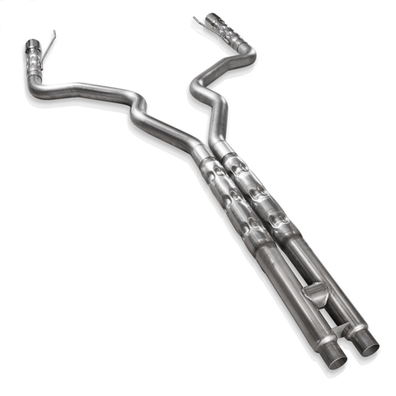 Stainless Works Catback Exhaust Retro Series w/ H-Pipe 2.5" Muffler Core Factory Connect (2015 - 2017 Mustang GT) M15CB