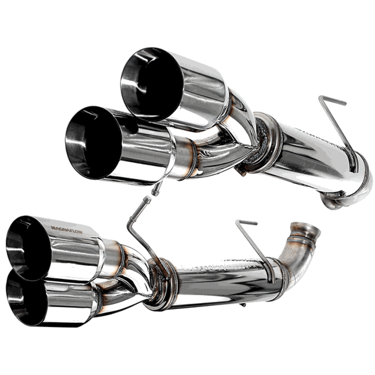 Magnaflow Axle-Back Quad Tip Exhaust Competition Series (11-12 Mustang GT) 15077