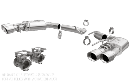 Magnaflow Axle-back Exhaust Competition Series Polished (2018-2023 Mustang) 19418