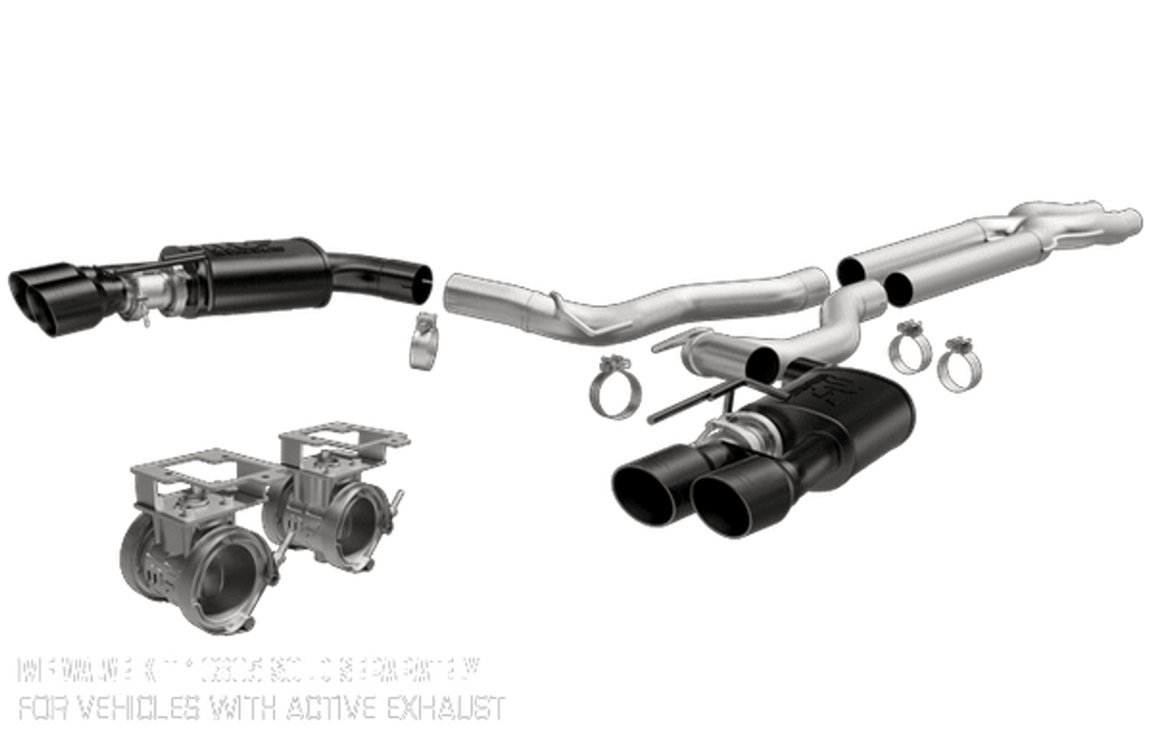 Magnaflow Cat-back Exhaust Competition Series Black (2018-2023 Mustang) 19369