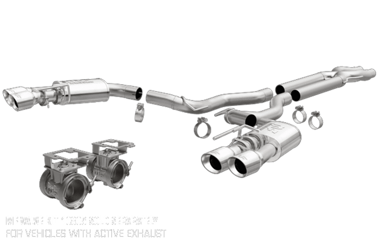 Magnaflow Cat-back Exhaust Competition Series Polished (2018-2023 Mustang) 19368