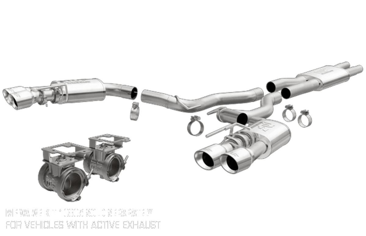 Magnaflow Cat-back Exhaust Street Series Polished (2018-2023 Mustang) 19370