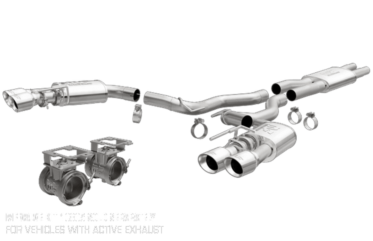 Magnaflow Cat-back Exhaust Street Series Polished (2018-2023 Mustang) 19370
