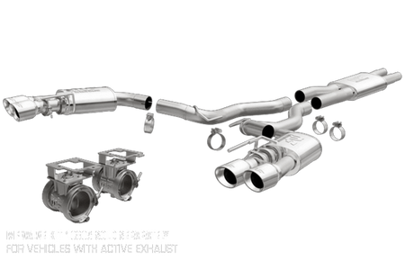 Magnaflow Cat-back Exhaust Street Series Polished (2018-2023 Mustang) 19370