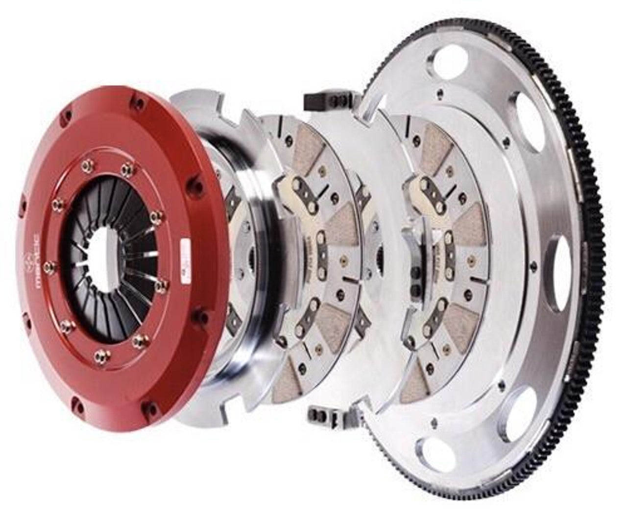 Mantic Twin Disc Clutch Kit 9000 Sereis 6 Bolt Hydraulic Bearing (96-10 Mustang 4.6L) M921232