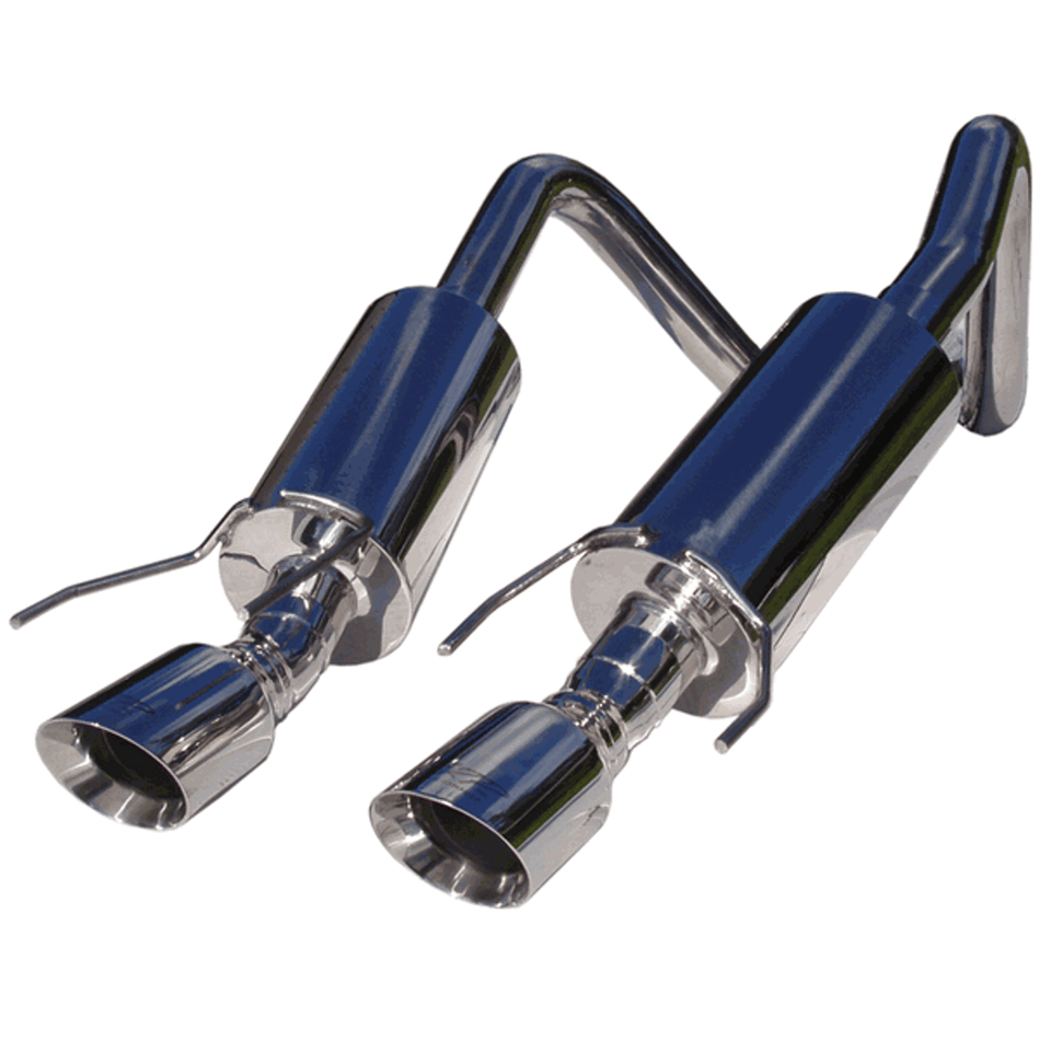 MBRP Pro Series Axle Back Exhaust Round Tip (05-08 Corvette) S7000304