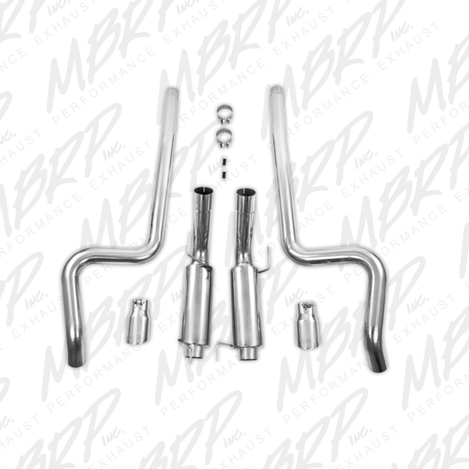 MBRP T409 RACE Cat Back Exhaust (05-09 Mustang GT/07-10 GT500) S7270409