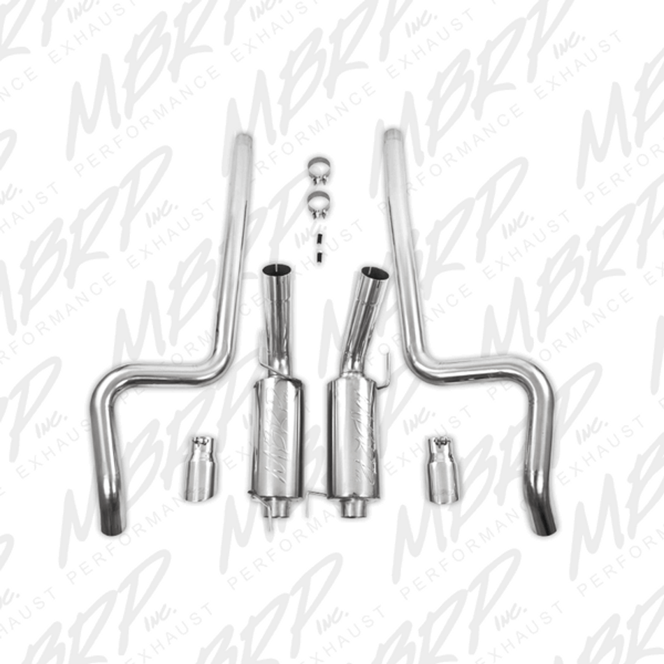MBRP T409 Cat Back Exhaust (05-09 Mustang GT/07-10 GT500) S7269409