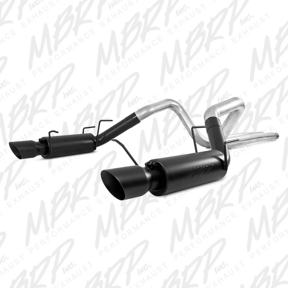MBRP Cat Back Exhaust Race Series Black (2011-14 Mustang GT) S7264BLK