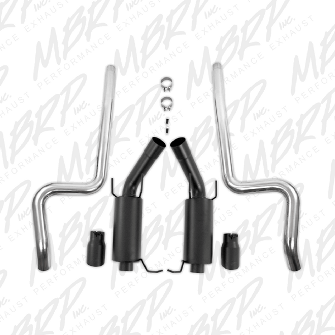 MBRP Street Series Cat Back Exhaust Black (2011-14 Mustang GT) S7258BLK