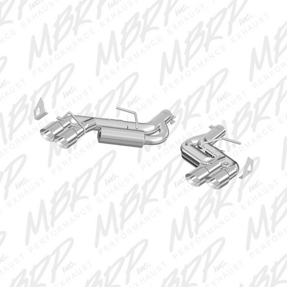 MBRP Installer Series Axle-back Exhaust (2016+ Camaro V8 6.2L) S7036AL